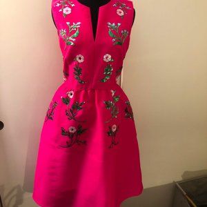 kate spade - pink beaded dress
